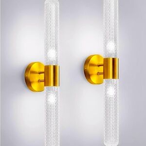 NEW SET OF MODERN GOLD LIGHTING